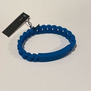 Marc Jacobs Blue Silicone Bracelet NWT